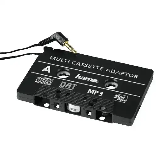 Kassettenadapter Hama KFZ-, Tape mit 3,5 mm Klinkenstecker