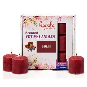 Votivkerzen Hyoola Duftende, mit Duft nach Beeren 9 Stück
