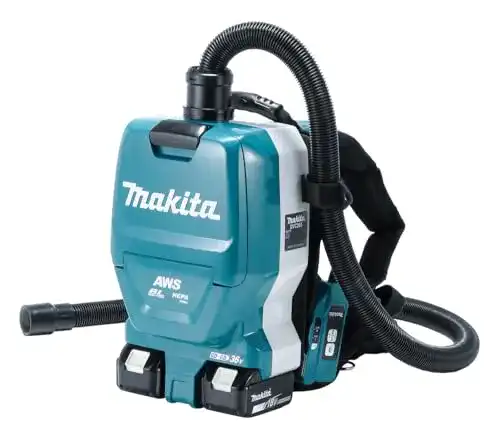 Rucksack-Staubsauger Makita DVC265ZXU, Rucksackstaubsauger