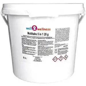 Chlortabletten (Pool) well2wellness Chlor Mini Multitabs 5 in 1