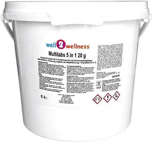 Chlortabletten (Pool) well2wellness Chlor Mini Multitabs 5 in 1