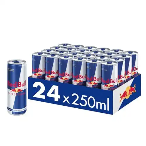 Energy Drink Red Bull Dosen Getränke 24er Palette, (24 x 250 ml)