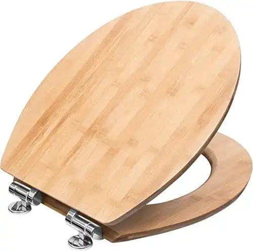 WC-Sitz aus Holz mit Absenkautomatik Cornat WC-Sitz “Ligna”
