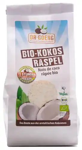 Die beste Kokosraspeln DR. GOERG PREMIUM COCONUT PRODUCTS, 300g 2026 Test Bestseller Kokosraspeln DR. GOERG PREMIUM COCONUT PRODUCTS, 300g