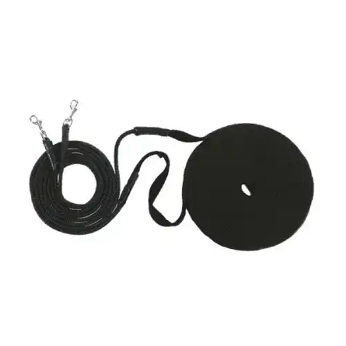 Doppellonge USG , schwarz, soft, 16 m