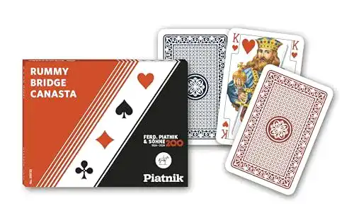 Rommé-Karten Piatnik 219733 Romme Brücke Canasta