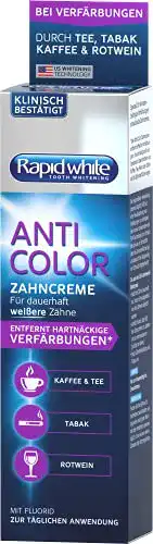Whitening-Zahnpasta RAPID WHITE Anti Color Zahnpasta, 75 ml
