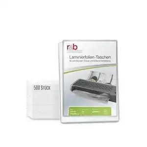 Laminierfolien R&B 500 Stück PREMIUM Qualität Heiß