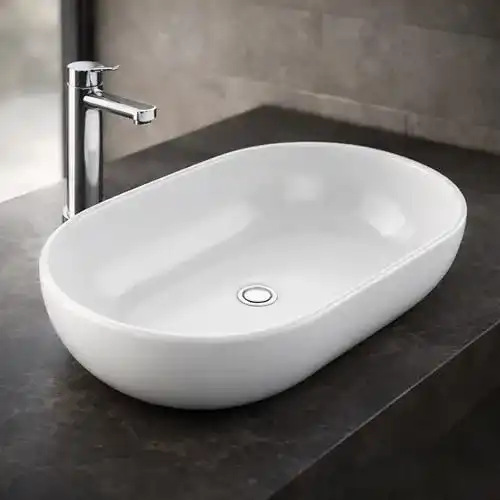 Waschbecken NEG Uno34A (oval) Aufsatz-Waschschale