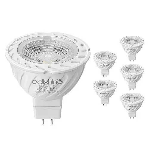MR16-LED EDISHINE GU5.3 LED Warmweiß 5W 2700K, 38°