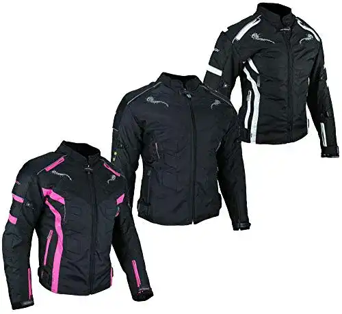 Motorradjacke Damen HEYBERRY Damen Motorradjacke Textil