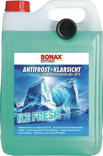 Scheibenfrostschutz SONAX AntiFrost+KlarSicht IceFresh, 5 Liter