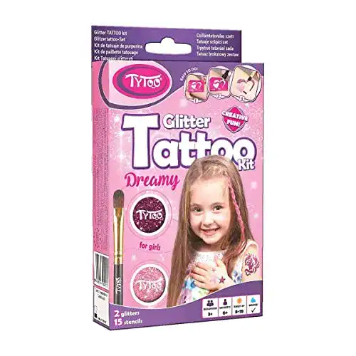 Die beste Kindertattoos Tytoo Glitzertattoo Set für Mädchen15 Schablonen 2026 Test Bestseller Kindertattoos Tytoo Glitzertattoo Set für Mädchen15 Schablonen