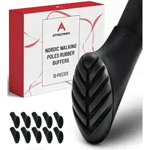 Nordic-Walking-Pads Atacama, Gummipuffer, 10 Stück