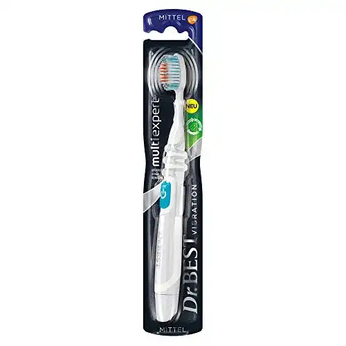 Reisezahnbürste Dr.Best Vibration multi expert Zahnbürste, Mittel