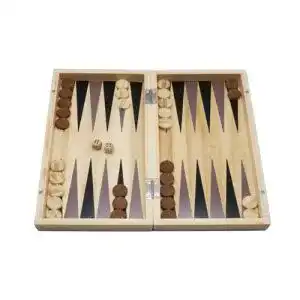 Backgammon Holz Fridolin Bamboo Game aus Bambus