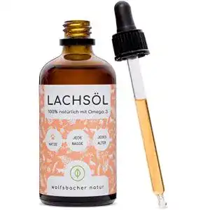 Lachsöl Katze Wolfsbacher Natur kaltgepresstes Lachsöl, 100ml