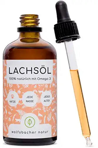 Lachsöl Katze Wolfsbacher Natur kaltgepresstes Lachsöl, 100ml
