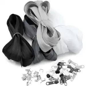 Endlosreißverschluss LAOYE 12,5m 3mm Reißverschluss Nylon