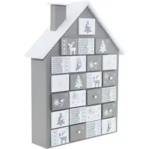 Adventskalender aus Holz CREOFANT Handgefertigter Adventskalender