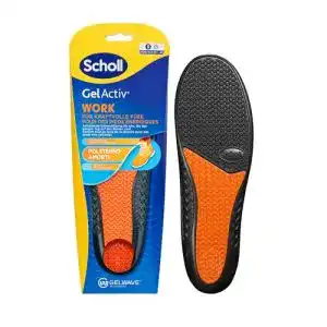 Einlegesohlen Scholl GelActiv Work für Arbeitsschuhe in 35,5-40,5