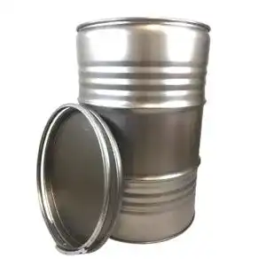 Metallfass Srm – Design 210 Liter Blechfass mit Spannring, Deckel