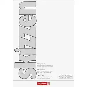 A2-Papier Brunnen 1047255 Zeichen-/Skizzenblock (A2, 190 g/m², 50