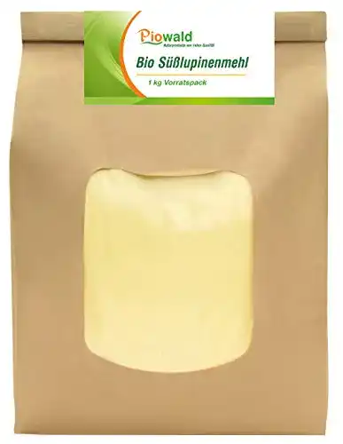 Lupinenmehl Piowald BIO Süss – 1 kg Vorratspack