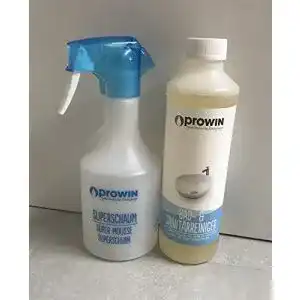 Sanitärreiniger Prowin Bad und 500 ml & Superschaumflasche