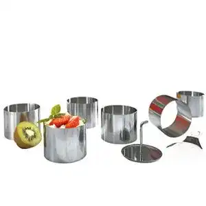 Dessertringe c|h|g chg 3405-00 Dessert-Speiseringset, 8-TLG