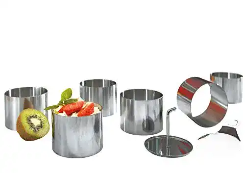 Dessertringe c|h|g chg 3405-00 Dessert-Speiseringset, 8-TLG