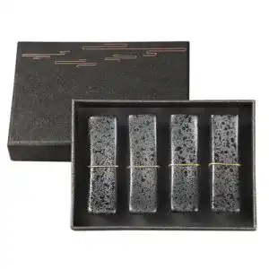Hashioki Youda Essstäbchenhalter Set mit 4 Keramik Essstäbchen