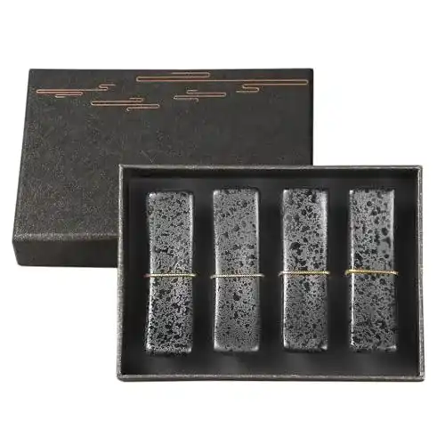 Hashioki Youda Essstäbchenhalter Set mit 4 Keramik Essstäbchen