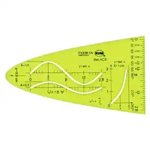 Parabelschablone Kum AZ211.01.19-G Parabel y = x² 366 ACR G