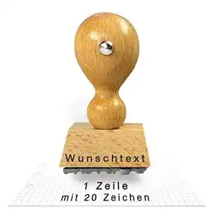 Holzstempel Betriebsausstattung24 ® Traditionell inkl. Textplatte