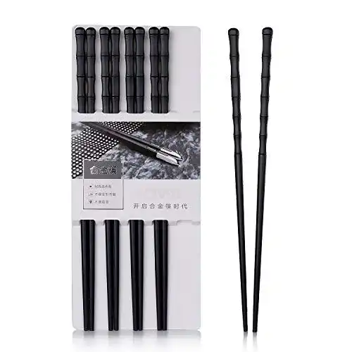 Essstäbchen Hongyantech Japanische Schwarz 5 Paars Alloy