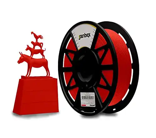 3D-Drucker-Filament Janbex PLA (Rot) Filament 1,75 mm 1kg Rolle