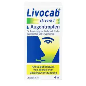 Allergie-Augentropfen Livocab ® direkt Augentropfen (4 ml)