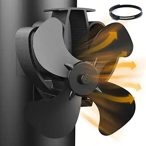 Ofenrohr-Ventilator (magnetisch) Drcokars Kaminventilator