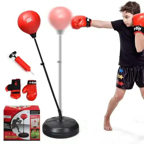 Punchingball COSTWAY 120-154cm höhenverstellbar, Standboxball