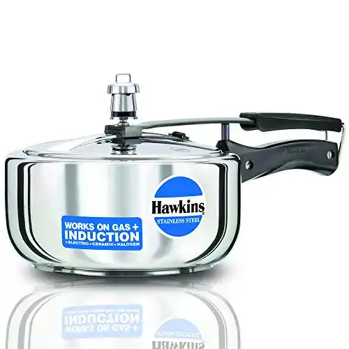 Schnellkochtopf 3 Liter HAWKINS B60 Schnellkochtopf, Edelstahl