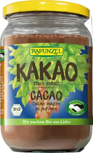 Die beste Kakaopulver Rapunzel Bio stark entölt HIH (6 x 250 gr) 2026 Test Bestseller Kakaopulver Rapunzel Bio stark entölt HIH (6 x 250 gr)