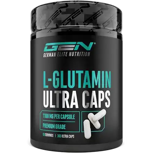 Glutamin-Kapseln GEN GERMAN ELITE NUTRITION, 365 Kapseln