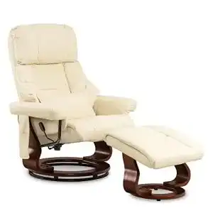 Relaxsessel mit Hocker M MCombo Massagesessel, 360°drehbar