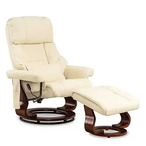 Relaxsessel mit Hocker M MCombo Massagesessel, 360°drehbar