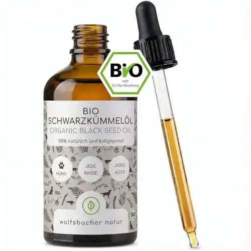 Zeckenschutz Hund Wolfsbacher Bio Schwarzkümmelöl, 50ml
