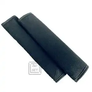 Gurtpolster MiELiDA Premium, grau, superweicher Nickistoff