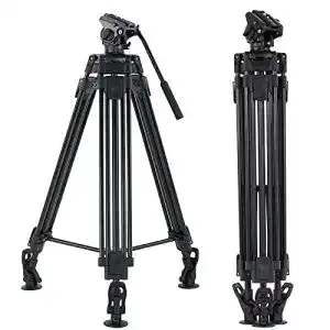 Videostativ Andoer Kamera Stativ, Dslr stativ 170CM, Kugelkopf