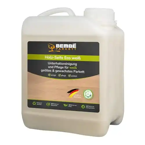 Holzbodenseife Bembe Bembé Parkett Holz-Seife Eco Weiss 2 Liter