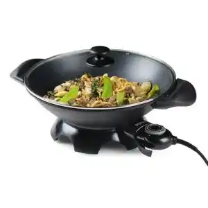 Elektro-Wok Domo 8708W Elektrischer Tisch-WOK mit XL 5Liter